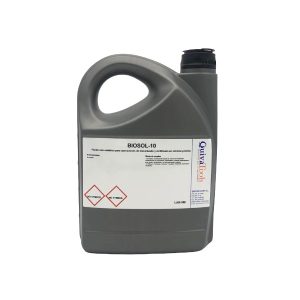 BIOSOL-10 Fluido neo-sintético para operaciones de mecanizado y rectificado en extrema presión. Libre de cloro, boro, nitritos y aminas  secundarias y primarias.
